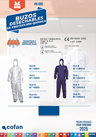 Buzos Desechables de Protección Química